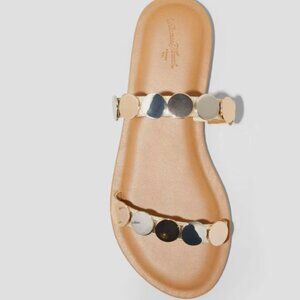 Women's Two Band Flat Sandals SIZE 7